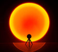 PEARL Sonnenuntergangsleuchte: Sonnenuntergangs-Led-Projektionslicht Mit Stativ, 7 W, USB (LED Sonnenuntergangsleuchte, Sonnenlampe, Sonnenuntergang)